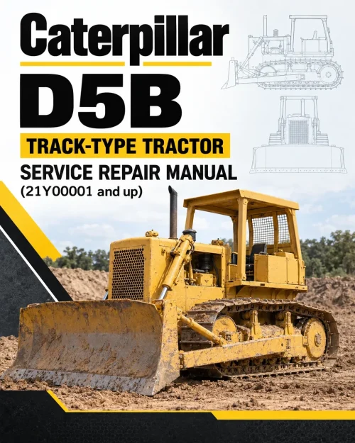 Caterpillar CAT D5B Track-Type Tractor Service Repair Manual (21Y00001 and up) Caterpillar CAT D5B Track-Type Tractor Service Repair Manual (21Y00001 and up)