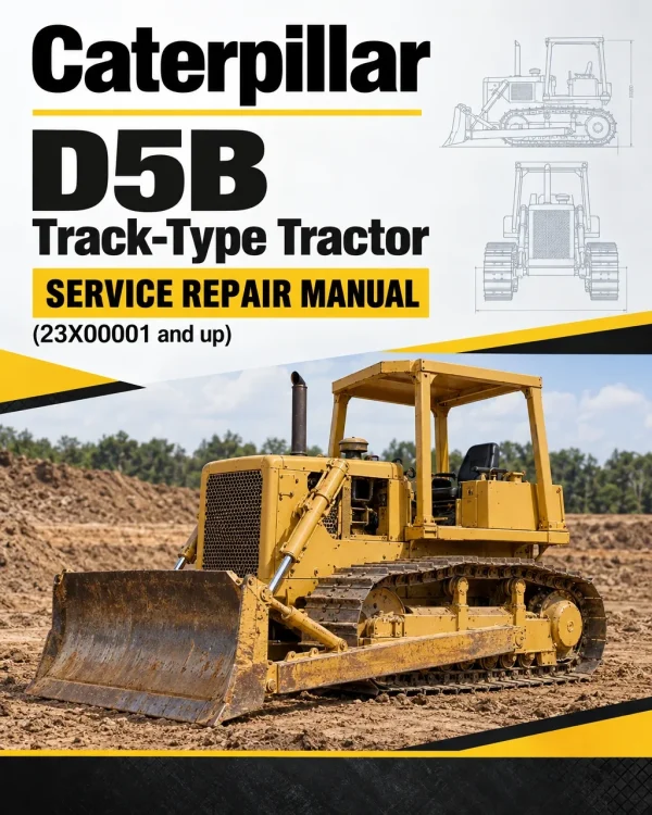 Caterpillar CAT D5B Track-Type Tractor Service Repair Manual (23X00001 and up) Caterpillar CAT D5B Track-Type Tractor Service Repair Manual (23X00001 and up)