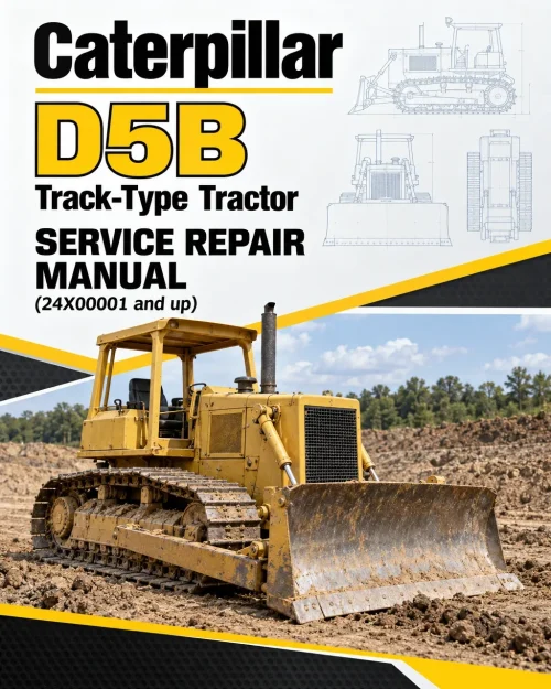 Caterpillar CAT D5B Track-Type Tractor Service Repair Manual (24X00001 and up) Caterpillar CAT D5B Track-Type Tractor Service Repair Manual (24X00001 and up)