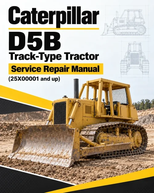 Caterpillar CAT D5B Track-Type Tractor Service Repair Manual (25X00001 and up) Caterpillar CAT D5B Track-Type Tractor Service Repair Manual (25X00001 and up)