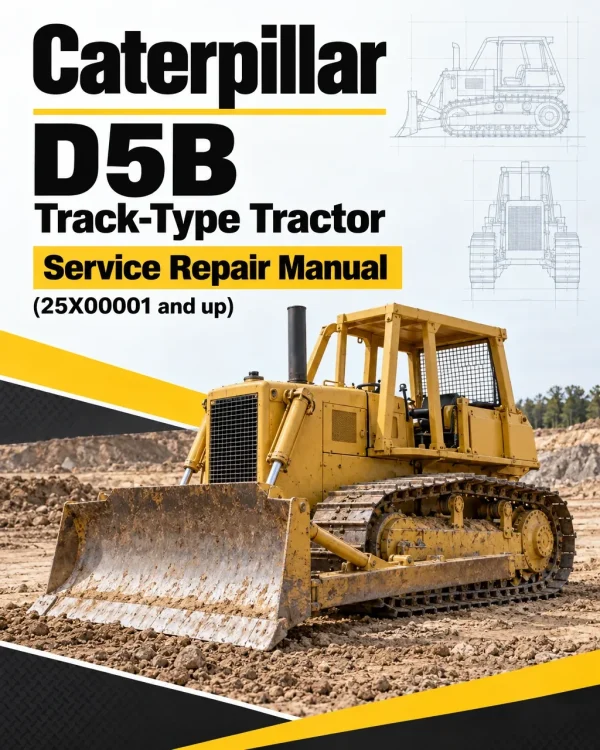 Caterpillar CAT D5B Track-Type Tractor Service Repair Manual (25X00001 and up) Caterpillar CAT D5B Track-Type Tractor Service Repair Manual (25X00001 and up)