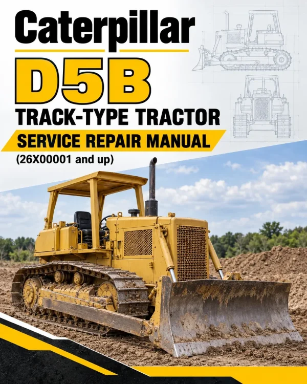 Caterpillar CAT D5B Track-Type Tractor Service Repair Manual (26X00001 and up) Caterpillar CAT D5B Track-Type Tractor Service Repair Manual (26X00001 and up)