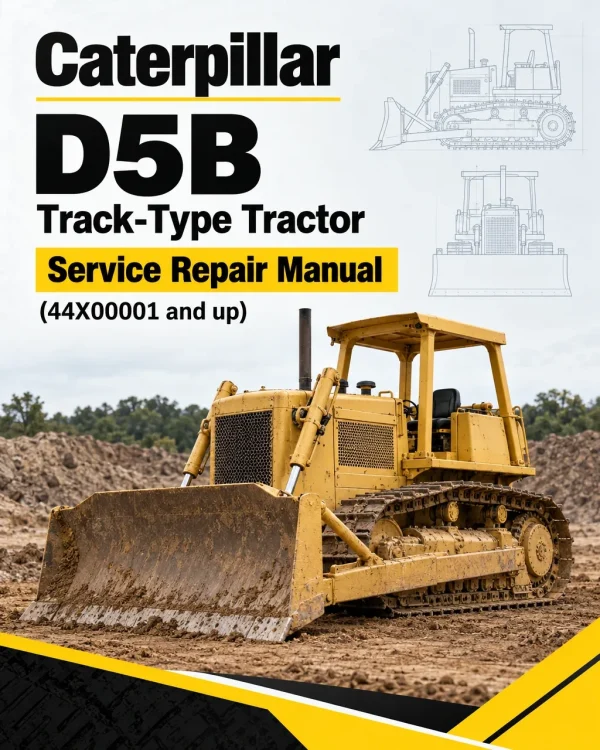 Caterpillar CAT D5B Track-Type Tractor Service Repair Manual (44X00001 and up) Caterpillar CAT D5B Track-Type Tractor Service Repair Manual (44X00001 and up)