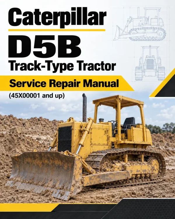 Caterpillar CAT D5B Track-Type Tractor Service Repair Manual (45X00001 and up)