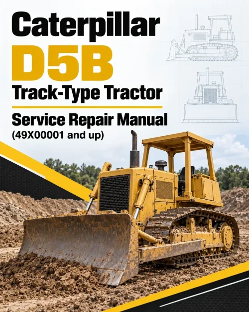 Caterpillar CAT D5B Track-Type Tractor Service Repair Manual (49X00001 and up) Caterpillar CAT D5B Track-Type Tractor Service Repair Manual (49X00001 and up)