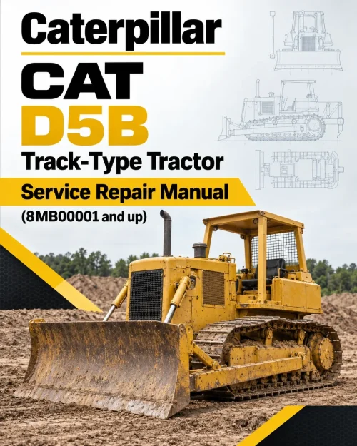 Caterpillar CAT D5B Track-Type Tractor Service Repair Manual (8MB00001 and up) Caterpillar CAT D5B Track-Type Tractor Service Repair Manual (8MB00001 and up)