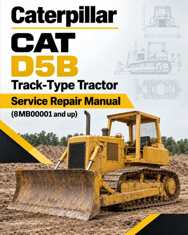 Caterpillar CAT D5B Track-Type Tractor Service Repair Manual (8MB00001 and up) Caterpillar CAT D5B Track-Type Tractor Service Repair Manual (8MB00001 and up)