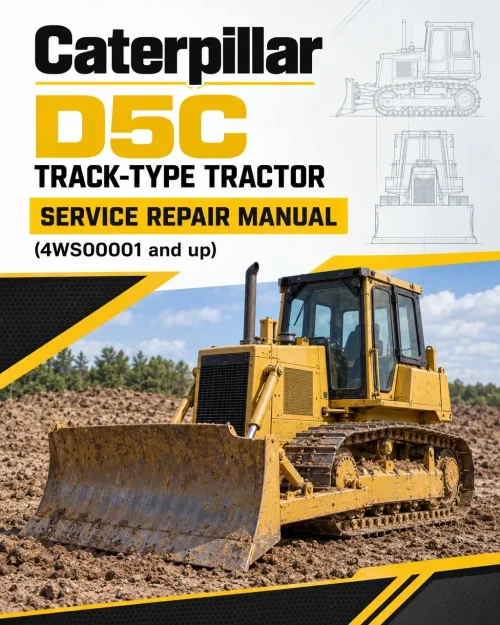 Caterpillar CAT D5C Track-Type Tractor Service Repair Manual (4WS00001 and up) Caterpillar CAT D5C Track-Type Tractor Service Repair Manual (4WS00001 and up)
