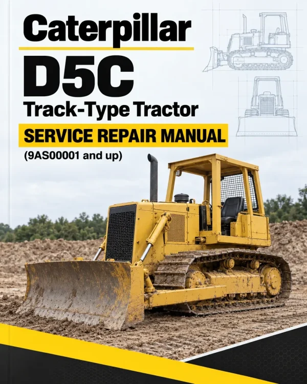 Caterpillar CAT D5C Track-Type Tractor Service Repair Manual (9AS00001 and up)