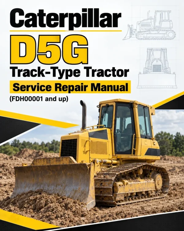Caterpillar CAT D5G Track-Type Tractor Service Repair Manual (FDH00001 and up)