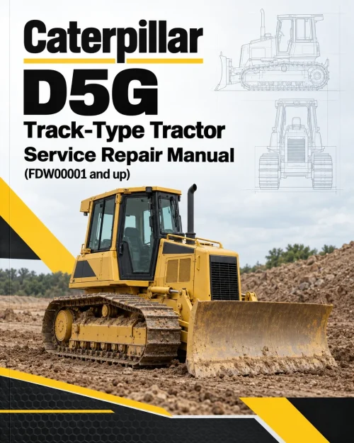 Caterpillar CAT D5G Track-Type Tractor Service Repair Manual (FDW00001 and up)