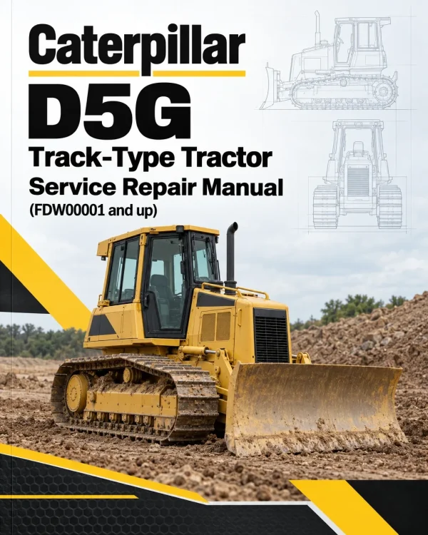 Caterpillar CAT D5G Track-Type Tractor Service Repair Manual (FDW00001 and up) Caterpillar CAT D5G Track-Type Tractor Service Repair Manual (FDW00001 and up)