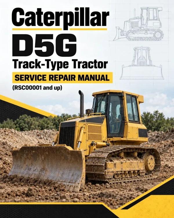 Caterpillar CAT D5G Track-Type Tractor Service Repair Manual (RSC00001 and up)