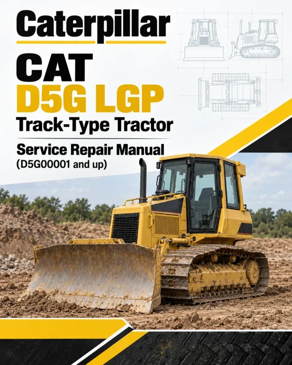 Caterpillar CAT D5G LGP Track-Type Tractor Service Repair Manual (D5G00001 and up)