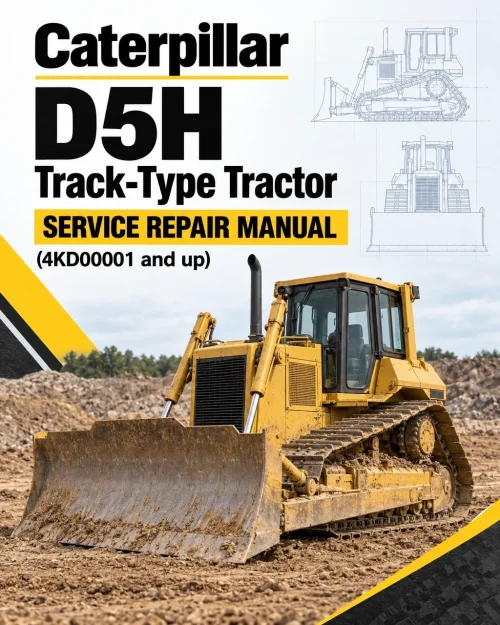 Caterpillar CAT D5H Track-Type Tractor Service Repair Manual (4KD00001 and up)