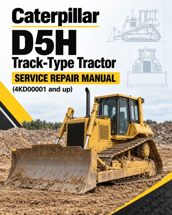 Caterpillar CAT D5H Track-Type Tractor Service Repair Manual (4KD00001 and up)
