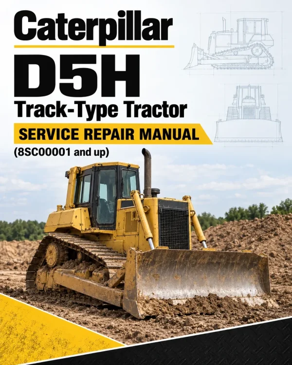 Caterpillar CAT D5H Track-Type Tractor Service Repair Manual (8SC00001 and up)