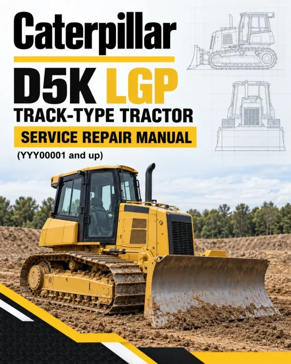 Caterpillar CAT D5K LGP Track-Type Tractor Service Repair Manual (YYY00001 and up)