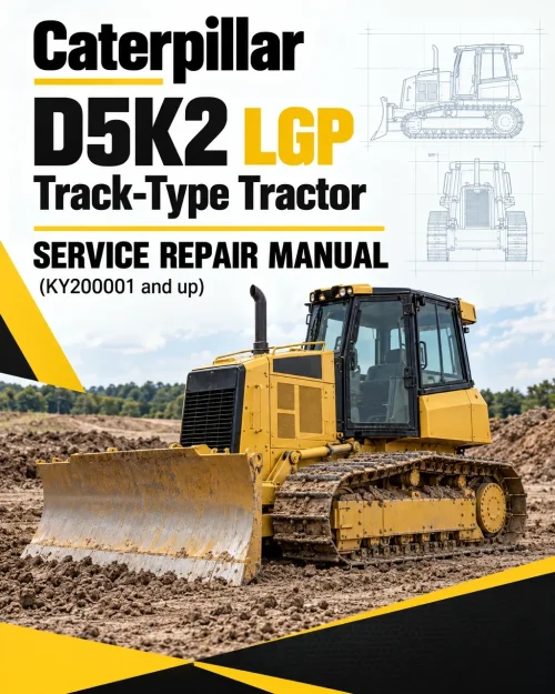 Caterpillar CAT D5K2 LGP Track-Type Tractor Service Repair Manual (KY200001 and up)
