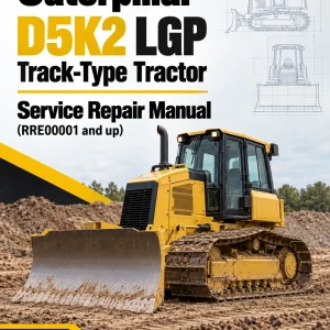 Caterpillar CAT D5K2 LGP Track-Type Tractor Service Repair Manual (RRE00001 and up)