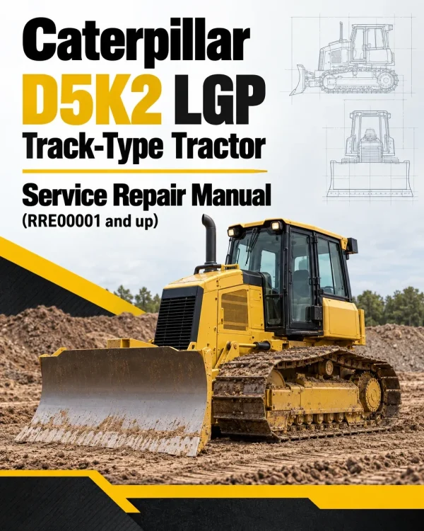 Caterpillar CAT D5K2 LGP Track-Type Tractor Service Repair Manual (RRE00001 and up)