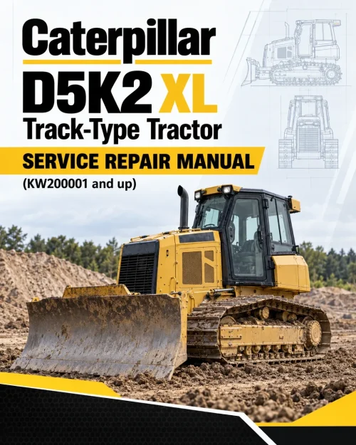 Caterpillar CAT D5K2 XL Track-Type Tractor Service Repair Manual (KW200001 and up)