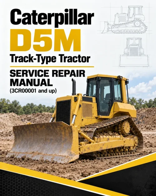 Caterpillar CAT D5M Track-Type Tractor Service Repair Manual (3CR00001 and up)