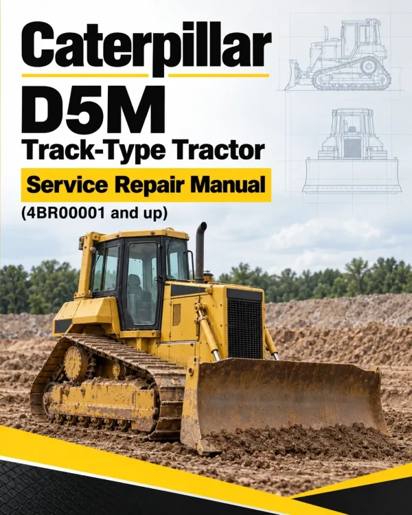 Caterpillar CAT D5M Track-Type Tractor Service Repair Manual (4BR00001 and up)
