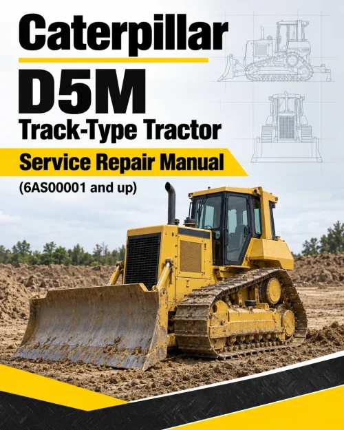 Caterpillar CAT D5M Track-Type Tractor Service Repair Manual (6AS00001 and up) Caterpillar CAT D5M Track-Type Tractor Service Repair Manual (6AS00001 and up)