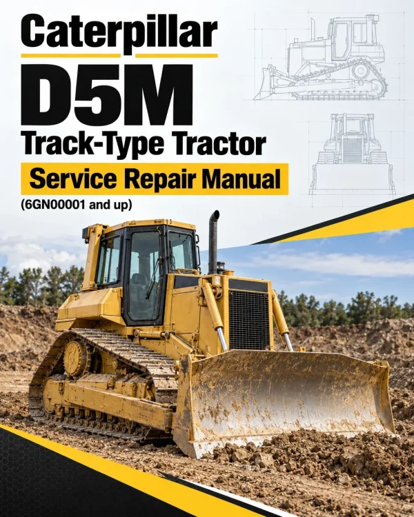 Caterpillar CAT D5M Track-Type Tractor Service Repair Manual (6GN00001 and up) Caterpillar CAT D5M Track-Type Tractor Service Repair Manual (6GN00001 and up)