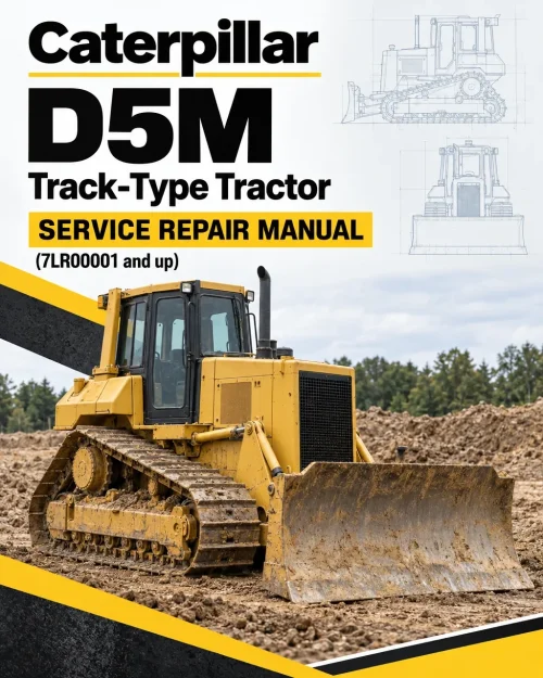 Caterpillar CAT D5M Track-Type Tractor Service Repair Manual (7LR00001 and up)