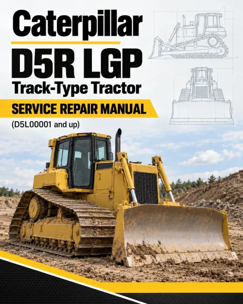 Caterpillar CAT D5R LGP Track-Type Tractor Service Repair Manual (D5L00001 and up)