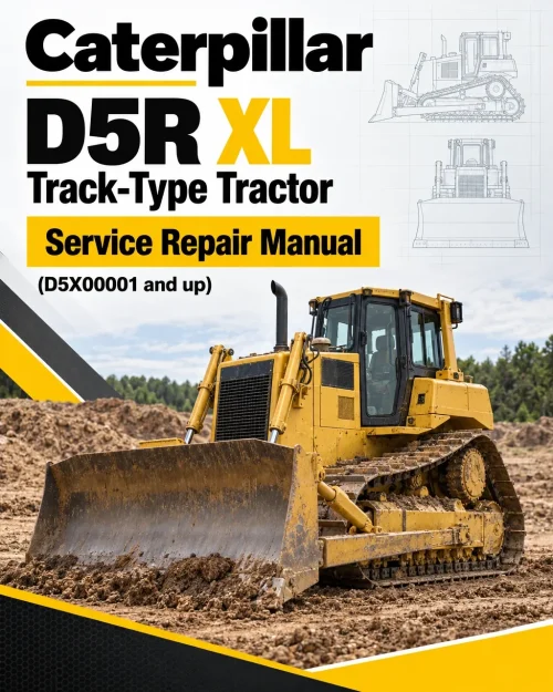 Caterpillar CAT D5R XL Track-Type Tractor Service Repair Manual (D5X00001 and up)