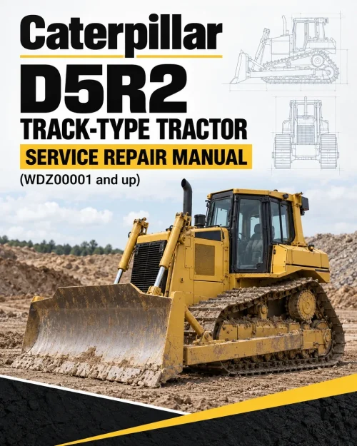 Caterpillar CAT D5R2 Track-Type Tractor Service Repair Manual (WDZ00001 and up)