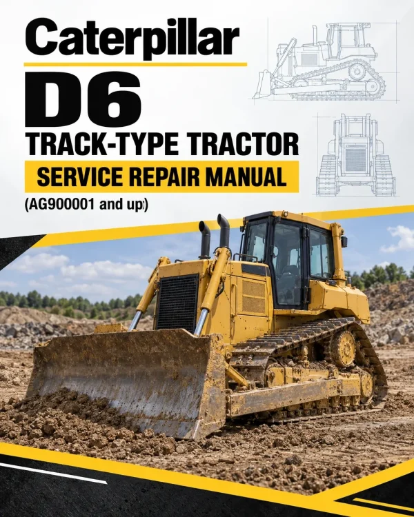 Caterpillar CAT D6 Track-Type Tractor Service Repair Manual (AG900001 and up)
