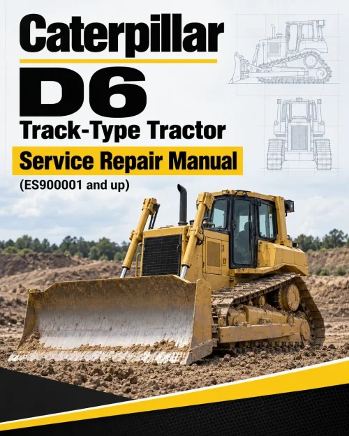 Caterpillar CAT D6 Track-Type Tractor Service Repair Manual (ES900001 and up)