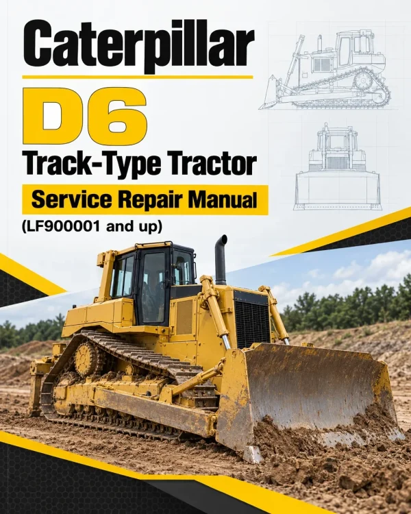 Caterpillar CAT D6 Track-Type Tractor Service Repair Manual (LF900001 and up)