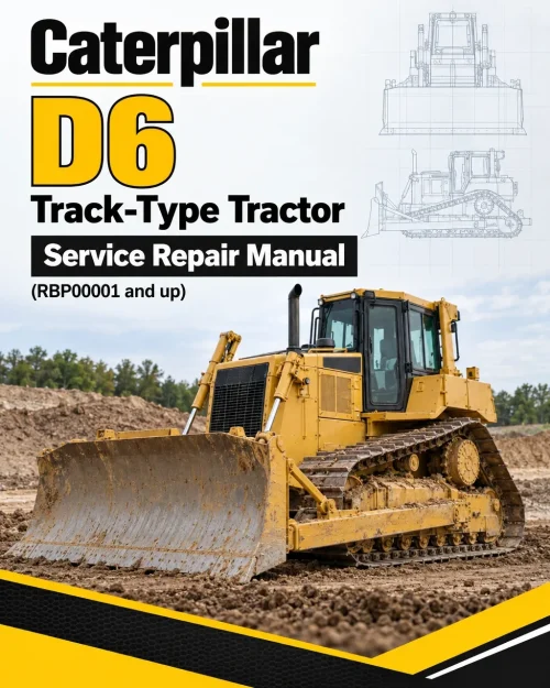 Caterpillar CAT D6 Track-Type Tractor Service Repair Manual (RBP00001 and up) Caterpillar CAT D6 Track-Type Tractor Service Repair Manual (RBP00001 and up)