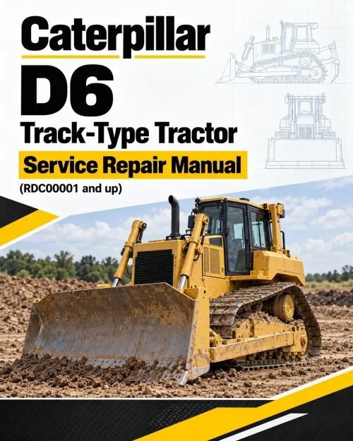 Caterpillar CAT D6 Track-Type Tractor Service Repair Manual (RDC00001 and up) Caterpillar CAT D6 Track-Type Tractor Service Repair Manual (RDC00001 and up)