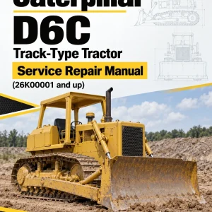 Caterpillar CAT D6C Track-Type Tractor Service Repair Manual (26K00001 and up)