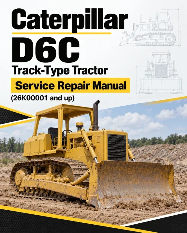 Caterpillar CAT D6C Track-Type Tractor Service Repair Manual (26K00001 and up) Caterpillar CAT D6C Track-Type Tractor Service Repair Manual (26K00001 and up)