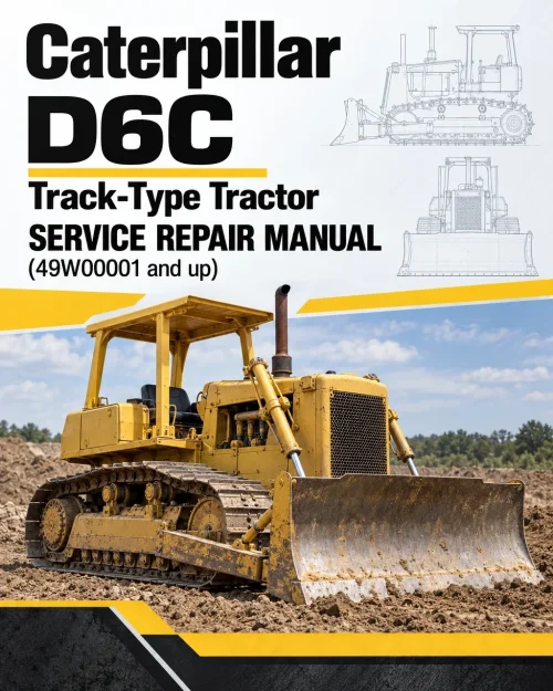 Caterpillar CAT D6C Track-Type Tractor Service Repair Manual (49W00001 and up) Caterpillar CAT D6C Track-Type Tractor Service Repair Manual (49W00001 and up)