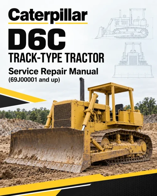 Caterpillar CAT D6C Track-Type Tractor Service Repair Manual (69J00001 and up)