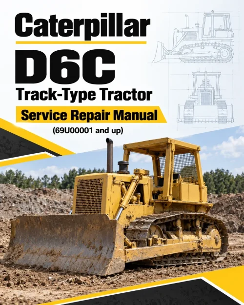 Caterpillar CAT D6C Track-Type Tractor Service Repair Manual (69U00001 and up)