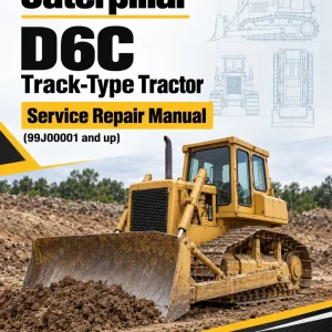 Caterpillar CAT D6C Track-Type Tractor Service Repair Manual (99J00001 and up)