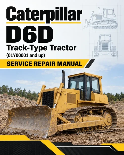 Caterpillar CAT D6D Track-Type Tractor Service Repair Manual (01Y00001 and up) Caterpillar CAT D6D Track-Type Tractor Service Repair Manual (01Y00001 and up)