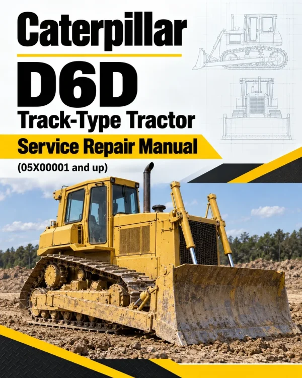 Caterpillar CAT D6D Track-Type Tractor Service Repair Manual (05X00001 and up)