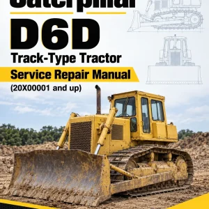Caterpillar CAT D6D Track-Type Tractor Service Repair Manual (20X00001 and up)