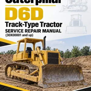 Caterpillar CAT D6D Track-Type Tractor Service Repair Manual (30X00001 and up)
