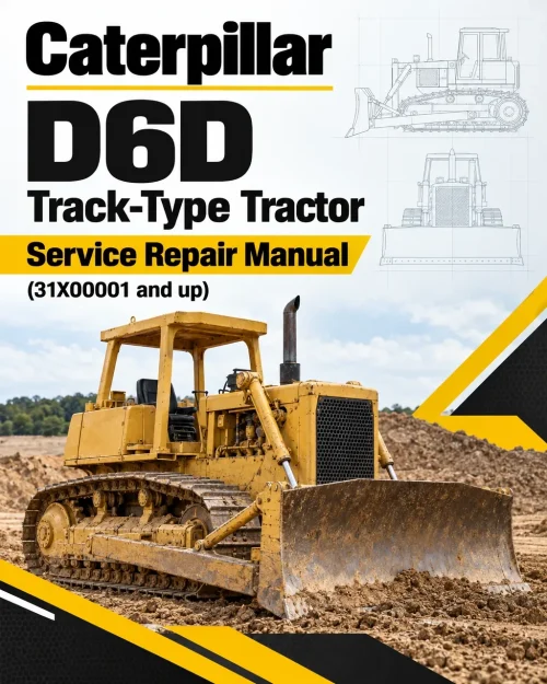 Caterpillar CAT D6D Track-Type Tractor Service Repair Manual (31X00001 and up)